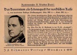 WK II - REICHS-BAUERNTUM - Reichsbauernführer DARRE I-II - Weltkrieg 1939-45