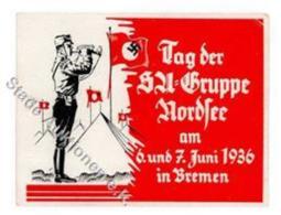 Vignette WK II Tag Der SA Gruppe Nordsee I-II - Guerra 1939-45