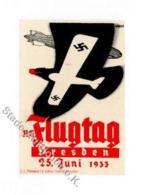 Vignette WK II NS Flugtag Dresden I-II - Oorlog 1939-45