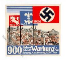 Vignette WK II 900 Jahre Warburg I-II - Weltkrieg 1939-45