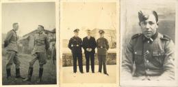 SS WK II Lot Mit 4 Privaten Fotos Ca. 10 X 6 Cm I-II - Guerra 1939-45