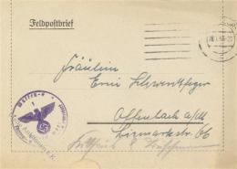 SS Feldpost WK II Absender Fürsorge U. Versorgungsamt Der Waffen SS Düsseldorf Feldpostbrief I-II - Oorlog 1939-45