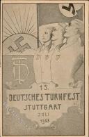 STUTTGART WK II - 15. DEUTSCHES TURNFEST 1933 Sign. K.Z., Selten!, I - Guerra 1939-45