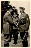 Ritterkreuzträger WK II Mannerheim, Marschall U. Hitler PH 1582 Foto AK I- - Weltkrieg 1939-45