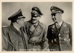 Ritterkreuzträger WK II Galland Oberst, Udet Generaloberst Und Mölders Oberst Foto-Karte I-II - Weltkrieg 1939-45