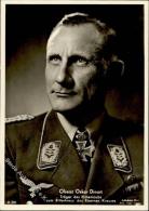 Ritterkreuzträger WK II Dinort, Oskar Oberst Foto AK I-II - Weltkrieg 1939-45