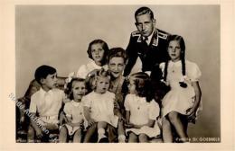 Propaganda WK II Familie Dr. Goebbels PH 146 Foto-Karte I- - War 1939-45