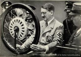 Hitler Saxonette Berliner Automobilausstellung WK II  I-II - Weltkrieg 1939-45