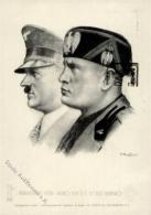 Hitler Mussolini WK II Künstlerkarte I-II - Weltkrieg 1939-45