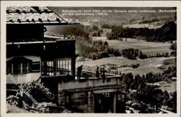 HITLER - A.d.Terrasse D. Landhauses Wachenfeld I WK II - War 1939-45
