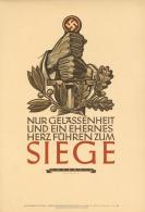 Propaganda WK II Wochenspruch Plakat 24 X 35 Cm I-II (Stauchung) - Weltkrieg 1939-45