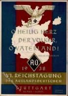 Propaganda WK II VI. Reichstagung Der Auslandsdeutschen WK II Sign. Lehner Künstlerkarte I-II - Weltkrieg 1939-45