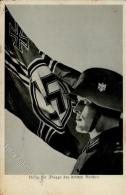 Propaganda WK II Unter Der Flagge Des Dritten Reiches Foto-Karte I-II - Weltkrieg 1939-45