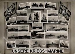 Propaganda WK II Unsere Kriegs Marine I-II (Eckbug) - Weltkrieg 1939-45