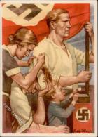 Propaganda WK II Sign. Albrecht, Felix Künstler-Karte I- - Weltkrieg 1939-45