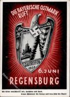 Propaganda WK II Regensburg (8400) Gautreffen 1937 I-II - Weltkrieg 1939-45