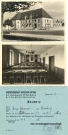 Propaganda WK II Nürnberg (8500) Luftschutzschule Hermann Göring Lot Mit 3 Foto-Karten Und 1 Ausweis I-II - Weltkrieg 1939-45