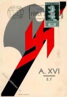 Propaganda WK II Italien WK II Künstlerkarte I-II (fleckig) - Guerre 1939-45