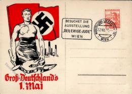 Propaganda WK II Groß Deutschland 1. Mai Künstler-Karte I-II - Guerre 1939-45