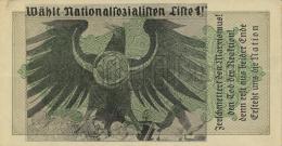 Propaganda WK II Geld Reichsbanknote I-II Argent - Guerre 1939-45