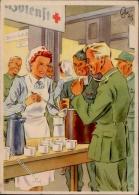 Propaganda WK II Frauern Schaffen Für Euch Die DRK Helferin Sign. Gagelmann Künstlerkarte I-II - Guerre 1939-45