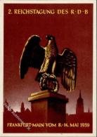 Propaganda WK II Frankfurt (6000) WK II 2. Reichstagung Des R.D.B Künstlerkarte I-II - Weltkrieg 1939-45