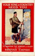 Propaganda WK II England Your King & Country Need You Künstlerkarte I-II - Guerre 1939-45