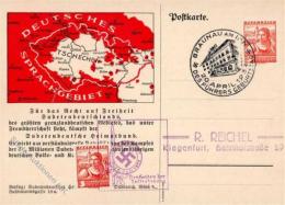 NS-LANDKARTE WK II - SUDETENDEUTSCHLAND Mit S-o I - Oorlog 1939-45