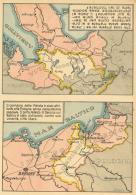 NS-LANDKARTE WK II - Klappkarte Der KORRIDOR (ital. Text) I - Oorlog 1939-45