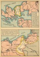 NS-LANDKARTE WK II - Klappkarte Der KORRIDOR (engl. Text) I - War 1939-45