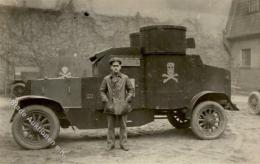 Weimarer Republik Panzerfahrzeug Totenkopf  I-II - Guerra 1914-18