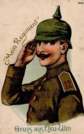 Regiment Nr. 12 Neu Ulm 1917 I-II (fleckig) - Regiments