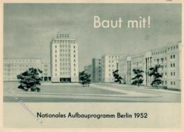 Architektur Nationales Aufbauprogramm Berlin 1952 I-II - Sonstige & Ohne Zuordnung