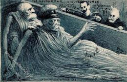 Bismarck Karikatur Künstlerkarte 1905 I-II - People