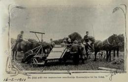 Bismarck Der Fürst Prüft Eine Amerikanische Erntemaschine 1910 I-II - Persönlichkeiten