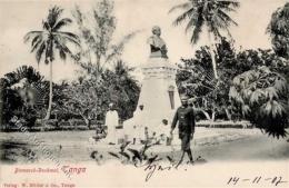 Bismarck Denkmal Tanga Deutsch-Ost Afrika 1912 I-II - Figuren