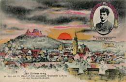 SPD - COBURG - Erinnerung Eroberung Coburg-Wahlkreis Durch Die SPD 22.10.1909 I-II - Altri & Non Classificati