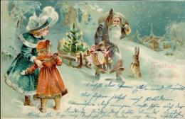 WEIHNACHTSMANN - Litho 1902 Mit Spielzeug I-II Jouet - Other & Unclassified