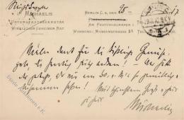 Autograph Reichskanzler U. Preussischer Ministerpräsident Georg Michaelis 1917 I-II - Other & Unclassified