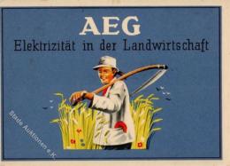 Landwirtschaft Werbung AEG WK II Künstlerkarte I-II Paysans Publicite - Other & Unclassified