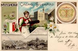 Suchard Schokolade Neuchatel Schweiz 1898 I-II - Werbepostkarten