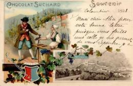 Suchard Schokolade Kanton Tessin 1898 I-II - Publicidad