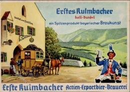 Bier Erstes Kulmbach Postkutsche  Werbe AK I-II Bière - Publicité