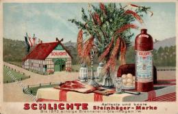 Alkoholwerbung Steinhagen (4803) Schlichte Steinhäger Werbe AK 1918 I-II - Publicité