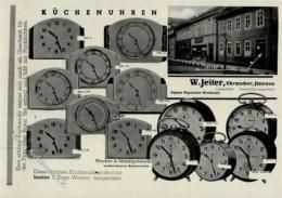 UHREN - KÜCHENUHREN W.Jeiter - Uhrmacher ILMENAU I - Werbepostkarten