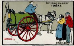 ST.ETIENNE - Tonneau En Acier - Sign. Rachaur 1924 I - Werbepostkarten