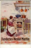 ITALIEN - HERD - Fonderies Nestor Martin  I - Werbepostkarten