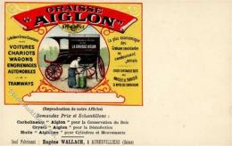 FRANKREICH - Werbekarte GRAISSE AIGLON - AUTOMOBILES-TRAMWAYS I - Reclame