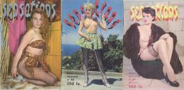 Erotik Buch Lot Mit 5 Heften Sensations 50'er Jahre Viele Abbildungen II Erotisme - Pin-Ups