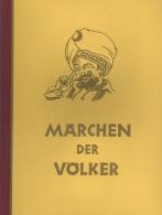 Sammelbild-Album Märchen Der Völker 1933 Zigaretten Bilderdienst Altona Bahrenfeld Kompl. Mit Schutzkarton I-I - Sonstige & Ohne Zuordnung